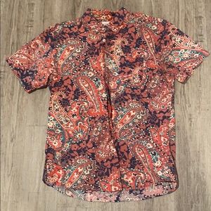 Paisley Print Obey Button Up
